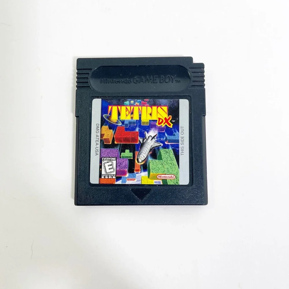 Nintendo Tetris DX Game Boy Color Black Cartridge Puzzle Video Game DMG-ATEA-USA